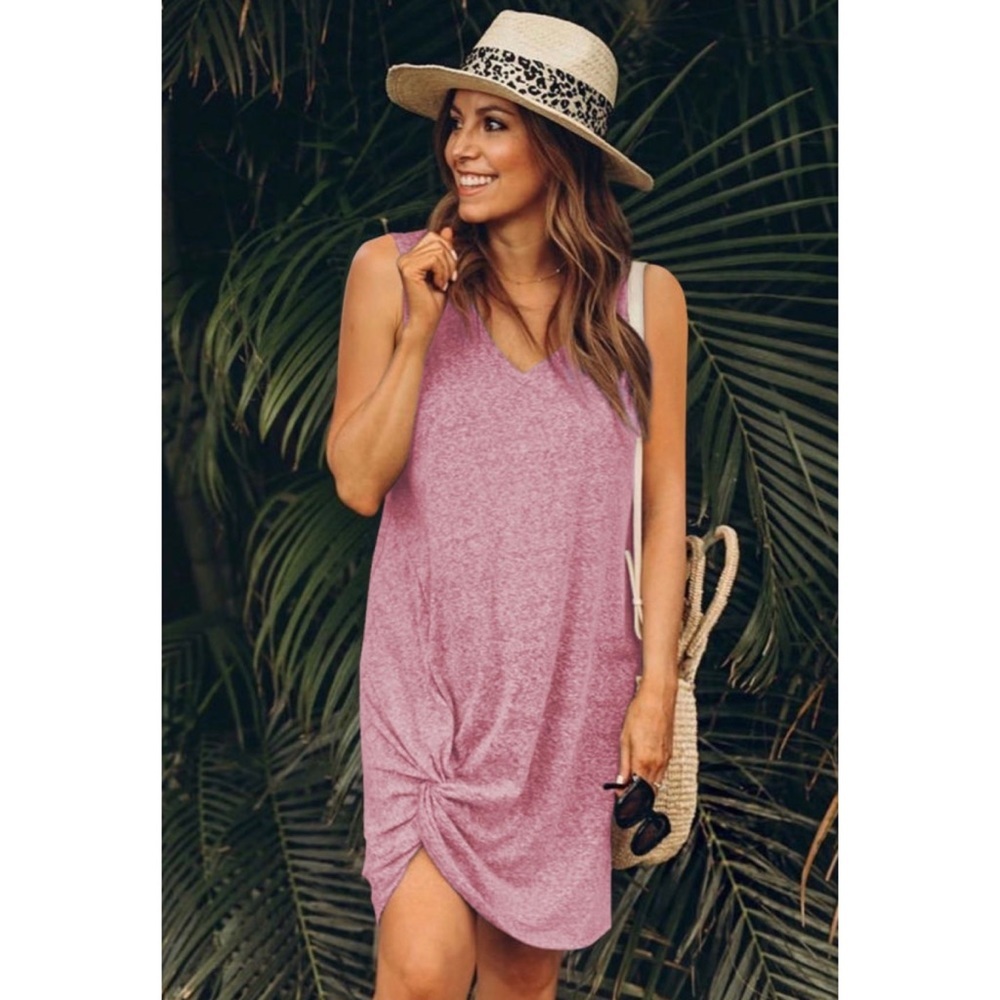 Pink Twist Knot Mini